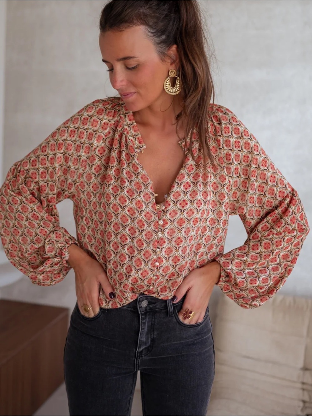 Easy Clothes: Bohemian Floral Print - M-L